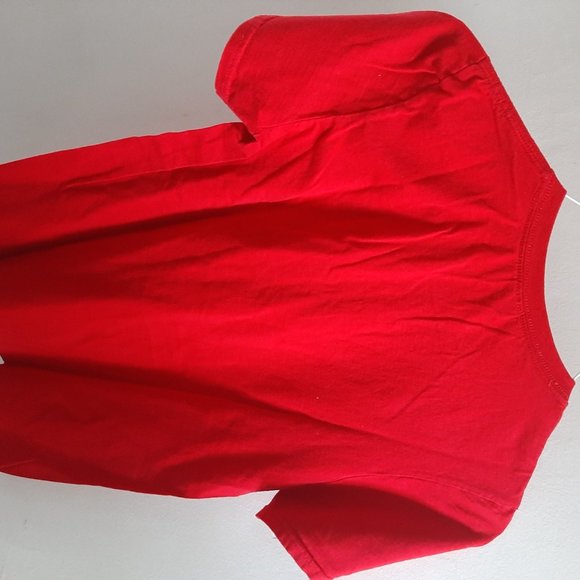 Aritzia Small Red T-Shirt 100% preshrunk Cotton - Picture 3 of 6